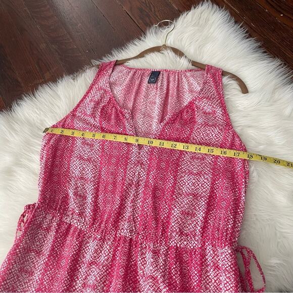 Pink Flowy Mini Dress Sundress Size Medium - Picture 6 of 8